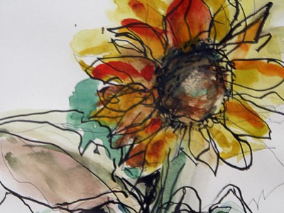 Sunflower Watercolor