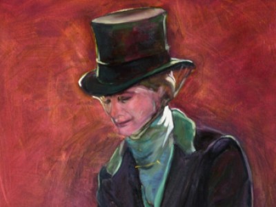 Sidesaddle Portrait, I